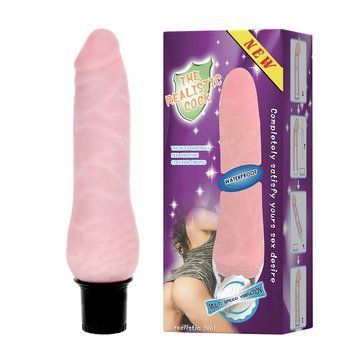 Вібратор Realistic Cock Flesh, кібершкіра 18.5 см BW0020 фото
