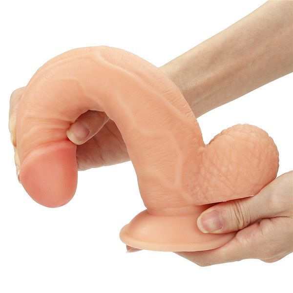 страпон жіночий на присосці без вібрації Lovetoy LVTOY729 фото